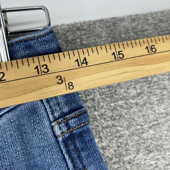 Judy Blue 90's Straight Fit Jeans Women Size 5/27 Blue Denim Casual - Picture 4 of 12